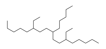 6,12-diethyl-9-pentylheptadecane结构式