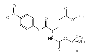 BOC-GLU(OME)-ONP Structure