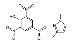 1,3-dimethylpyrazole,2,4,6-trinitrophenol结构式