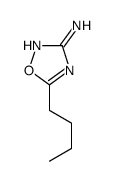 1,2,4-Oxadiazol-3-amine,5-butyl-(9CI) structure