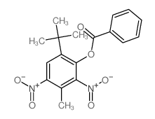 (3-methyl-2,4-dinitro-6-tert-butyl-phenyl) benzoate picture