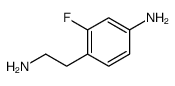 Benzeneethanamine, 4-amino-2-fluoro- (9CI)结构式