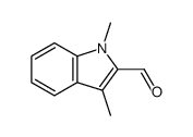 1,3-dimethyl-1H-indole-2-carbaldehyde结构式