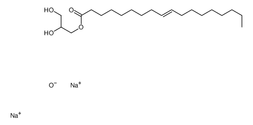 disodium,2,3-dihydroxypropyl octadec-9-enoate,dioxido(oxo)phosphanium结构式