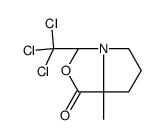 (2R,4R)-4-Methyl-2-trichloro-methyloxazolidin-5-one Structure