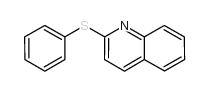 2-(PHENYLTHIO)QUINOLINE Structure