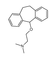 2-(6,11-dihydro-5H-dibenzo[1,2-a:1',2'-e][7]annulen-11-yloxy)-N,N-dimethylethanamine结构式