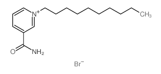 Pyridinium,3-(aminocarbonyl)-1-decyl-, bromide (1:1) picture