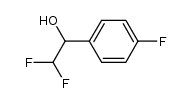 2,2-Difluor-1-[4-fluor-phenyl]-ethan-1-ol Structure