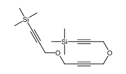 trimethyl-[3-[4-(3-trimethylsilylprop-2-ynoxy)but-2-ynoxy]prop-1-ynyl]silane结构式