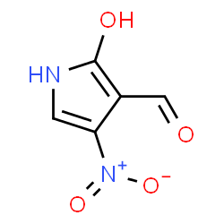 1H-Pyrrole-3-carboxaldehyde, 2-hydroxy-4-nitro- (9CI)结构式