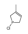 1-chloro-3-methyl-2,5-dihydrophosphole Structure