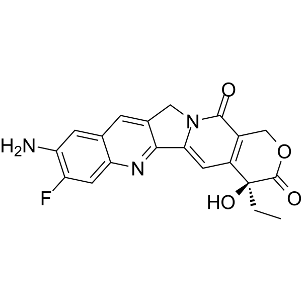 10NH2-11F-Camptothecin结构式