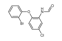 N-[2-(2-bromophenoxy)-5-chlorophenyl]formamide Structure