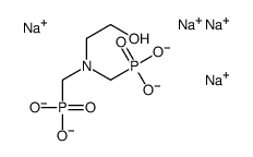 tetrasodium [[(2-hydroxyethyl)imino]bis(methylene)]bisphosphonate structure