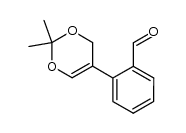 2,2-dimethyl-5-(2-formylphenyl)-4H-1,3-dioxin Structure