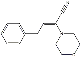 α-Phenethylidene-4-morpholineacetonitrile structure