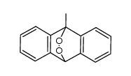 9-methyl-10-hydro-9,10-epidioxyanthracene Structure