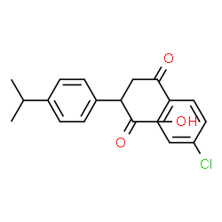 4-(4-Chlorophenyl)-2-(4-isopropylphenyl)-4-oxobutanoic acid structure