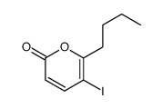 6-butyl-5-iodopyran-2-one结构式