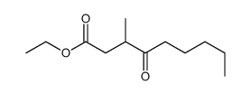 ethyl 3-methyl-4-oxononanoate Structure