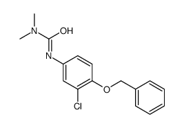 3-(3-chloro-4-phenylmethoxyphenyl)-1,1-dimethylurea Structure