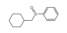 cyclohexylmethyl phenyl sulfoxide结构式