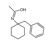 N-(1-benzylcyclohexyl)acetamide结构式