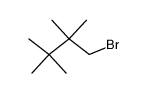 1-bromo-2,2,3,3-tetramethylbutane Structure