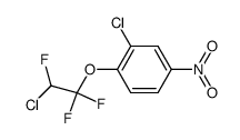 2-chloro-1-(2-chloro-1,1,2-trifluoroethoxy)-4-nitrobenzene结构式