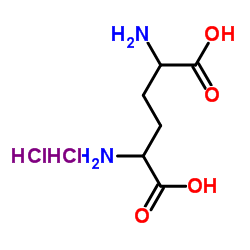 2,5-Diaminoadipic acid dihydrochloride structure