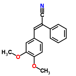 (2E)-3-(3,4-Dimethoxyphenyl)-2-phenylacrylonitrile结构式