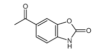 6-乙酰基-2-苯并恶唑啉酮结构式