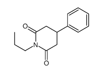 4-phenyl-1-propylpiperidine-2,6-dione Structure