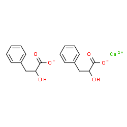 bis(benzenelactato)calcium structure