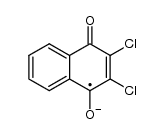 2,3-Dichlor-1,4-naphthosemichinon Structure