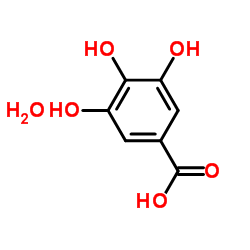 Gallic acid hydrate Structure