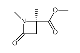 2-Azetidinecarboxylicacid,1,2-dimethyl-4-oxo-,methylester,(2R)-(9CI) picture