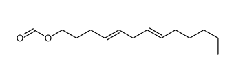 (E,Z)-trideca-4,7-dien-1-yl acetate structure