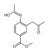 methyl 4-acetamido-3-(2-oxopropyl)benzoate Structure