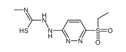 1-[(6-ethylsulfonylpyridazin-3-yl)amino]-3-methylthiourea Structure