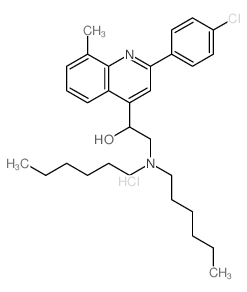 1-[2-(4-chlorophenyl)-8-methyl-quinolin-4-yl]-2-(dihexylamino)ethanol picture