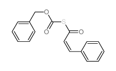 benzyl [(Z)-3-phenylprop-2-enoyl]sulfanylformate Structure