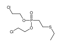 1-chloro-2-[2-chloroethoxy(2-ethylsulfanylethyl)phosphoryl]oxyethane Structure