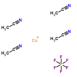 TETRAKIS(ACETONITRILE)COPPER (I) HEXAFLUOROPHOSPHATE Structure