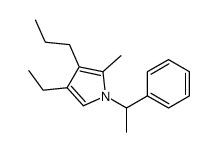 4-ethyl-2-methyl-1-(1-phenylethyl)-3-propylpyrrole Structure