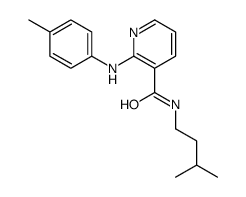 N-(3-methylbutyl)-2-[(4-methylphenyl)amino]pyridine-3-carboxamide Structure