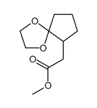 methyl 2-(1,4-dioxaspiro[4.4]nonan-9-yl)acetate Structure