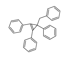 1,2,3-triphenyl-3-benzylcyclopropene结构式