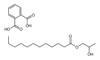 2-hydroxypropyl dodecanoate,phthalic acid结构式